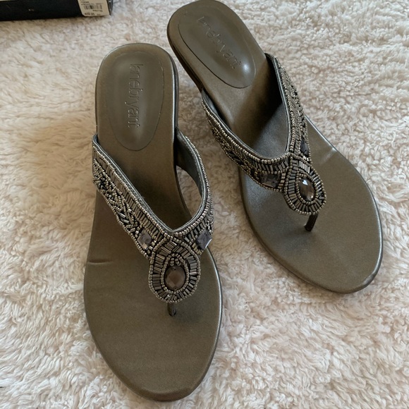 NWT Lane Bryant new in box silver heels - Picture 8 of 15